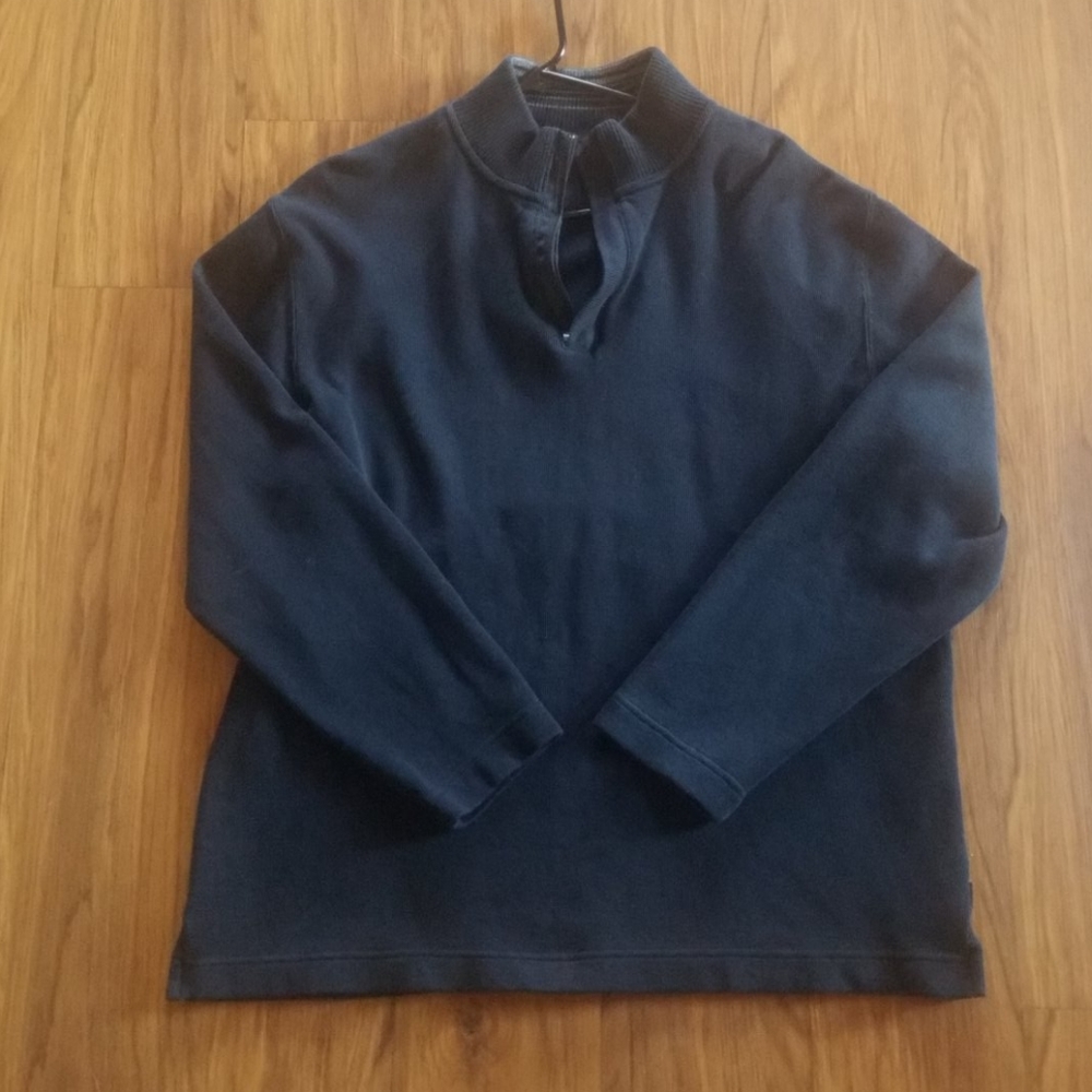 Axcess Black Quarter Zip Pullover